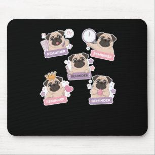 Tapis De Souris Rappel De Chiot Drôle Et Mignon Pour Votre Vie Quo
