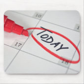 Tapis De Souris Rappel sur le calendrier (Devant)