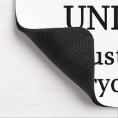 Tapis De Souris Rappelez-Vous Toujours Que Vous Êtes Absolument Un (Coin)
