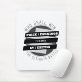 Tapis De Souris Rapport P/E contre le rapport d'EV/EBITDA (Avec souris)