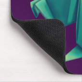 Tapis De Souris Rapteur d'origami à yeux googly (Coin)