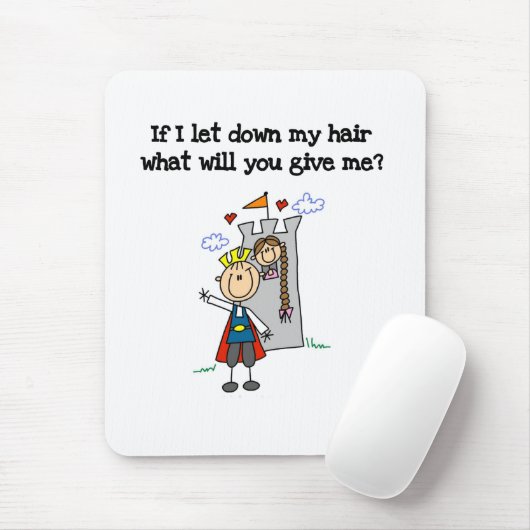 Tapis De Souris Rapunzel moderne (Avec souris)