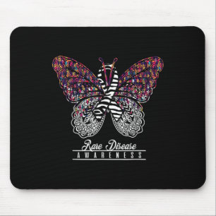 Tapis De Souris Rare Maladie Sensibilisation Chemise Papillon Amat