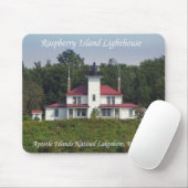 Tapis De Souris Raspberry Island Lighthouse mousepad (Avec souris)