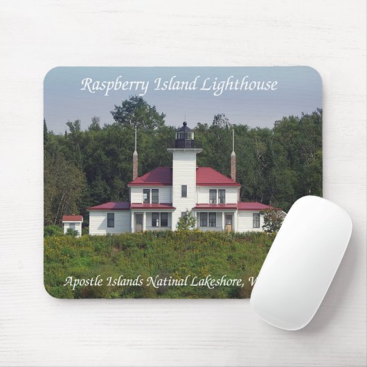 Tapis De Souris Raspberry Island Lighthouse mousepad (Avec souris)
