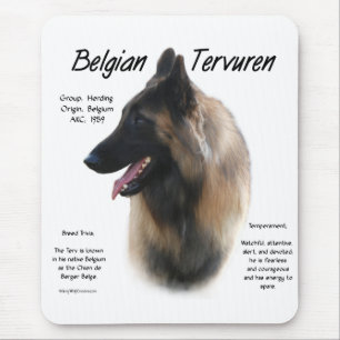 Tapis De Souris Rassemblement de Tervuren de Belge la race