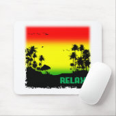 Tapis De Souris rasta de relaxation (Avec souris)