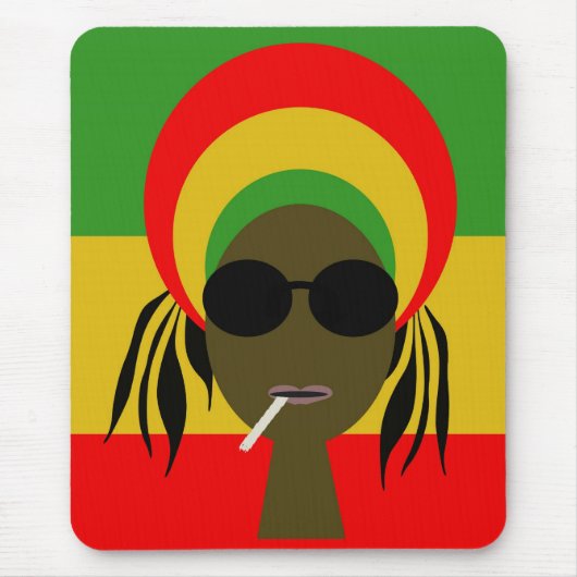 Tapis De Souris rastafarian (Devant)