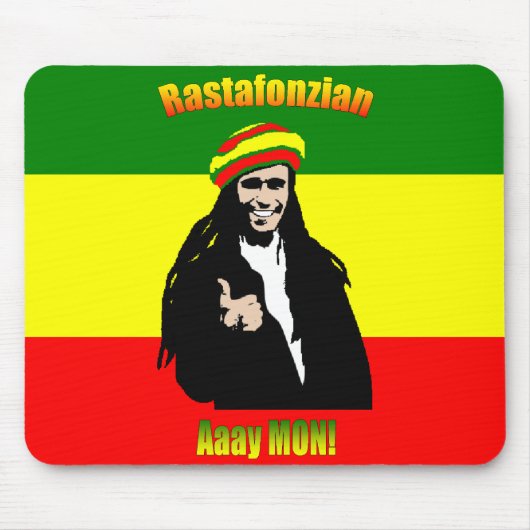 Tapis De Souris Rastafonzian Mousepad (Devant)
