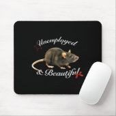 Tapis De Souris Rat Chômeur et Beau (Avec souris)