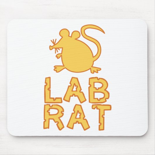 Tapis De Souris Rat de laboratoire de fromage (Devant)