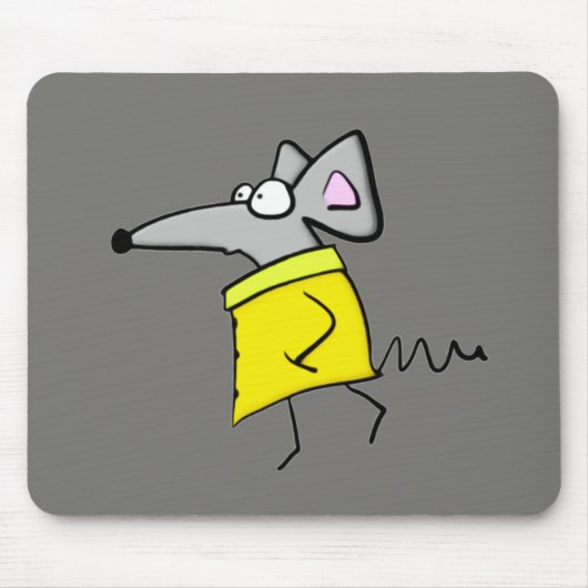 Tapis De Souris Rat sur la passerelle (Devant)
