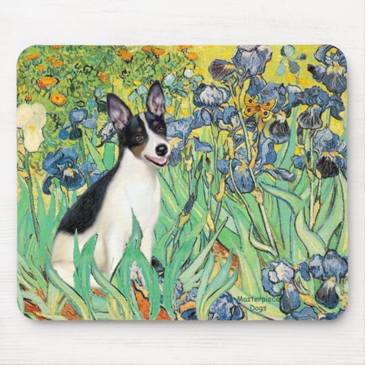 Tapis De Souris Rat Terrier - Iris (Devant)