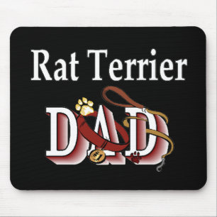 Tapis De Souris Rat Terrier Papa Cadeaux