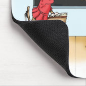 Tapis De Souris Rat "trop futé" Mousepad (Coin)