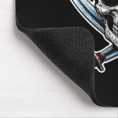 Tapis De Souris Rate Flag Skull And Crossbones Skeleton Costume Ha (Coin)