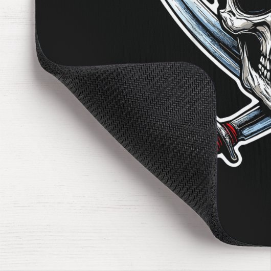 Tapis De Souris Rate Flag Skull And Crossbones Skeleton Costume Ha (Coin)