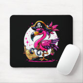 Tapis De Souris Rate Nk Flamingo Halloween Party - Jolly Roger (Avec souris)