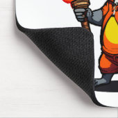 Tapis De Souris Raton laveur avec torche (Coin)