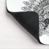 Tapis De Souris Raton laveur dans le griffonnage fait varier le (Coin)