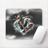 Tapis De Souris Rattle & Roll Skateboard Mousepad (Avec souris)