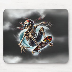 Tapis De Souris Rattle & Roll Skateboard Mousepad