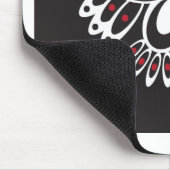 Tapis De Souris Raven blanc (Coin)