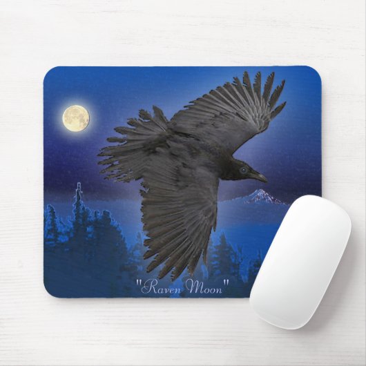 Tapis De Souris RAVEN & MOON Mousepad (Avec souris)