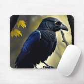 Tapis De Souris Raven rustique - Natures Guardian (Avec souris)