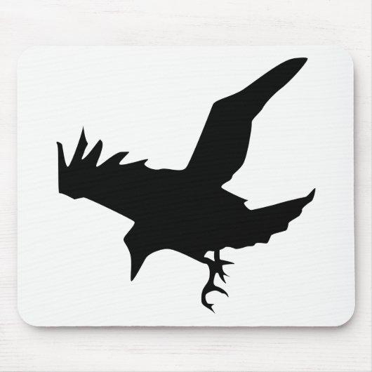Tapis De Souris Raven Silhouette (Devant)