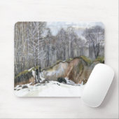 Tapis De Souris Ravin neigeux (Avec souris)