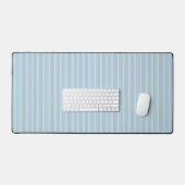 Tapis de souris rayé bleu scintillant moderne (Clavier et souris)