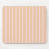 Tapis de souris rayé bonbon rose moderne pêche (Devant)