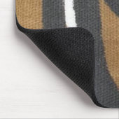 Tapis de souris rayé de tissu de boue (Coin)