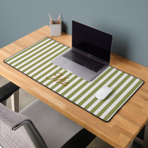 Tapis de souris rayé personnalisé avec nom personn