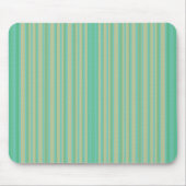 Tapis de souris rayé vert jade moderne (Devant)
