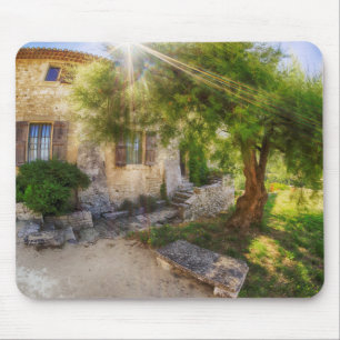 Tapis De Souris Rayon de soleil à l'abbaye de St. Hilaire France