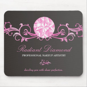 Tapis De Souris rayonnement du diamant 311-Pink