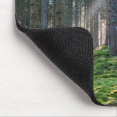 Tapis De Souris Rayons de soleil dans la Forêt-Noire (Coin)