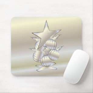 Tapis De Souris Rayons d'or blanc