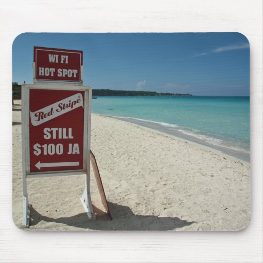 Tapis De Souris Rayure de rouge de 100 Ja (Devant)