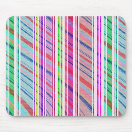 Tapis De Souris Rayure de sucrerie (Devant)