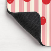 Tapis De Souris Rayure Ruban Cerise (Coin)