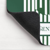 Tapis De Souris Rayure verte de l'Ohio (Coin)