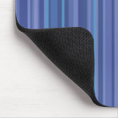 Tapis De Souris Rayure Violet Bleu Moderne (Coin)