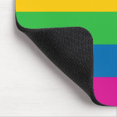 Tapis De Souris Rayures arc-en-ciel (Coin)