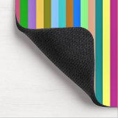 Tapis De Souris Rayures colorées (Coin)