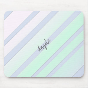 Tapis De Souris Rayures colorées monogrammes