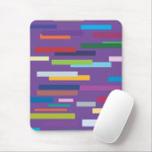 Tapis De Souris Rayures colorées Mousepad (Avec souris)