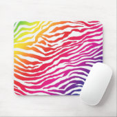 Tapis De Souris Rayures d'arc-en-ciel (Avec souris)